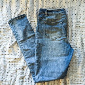 Long Tall Sally light wash skinny jeans - 36" inseam